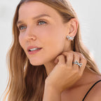 BRI Illumina Bow Post Earrings