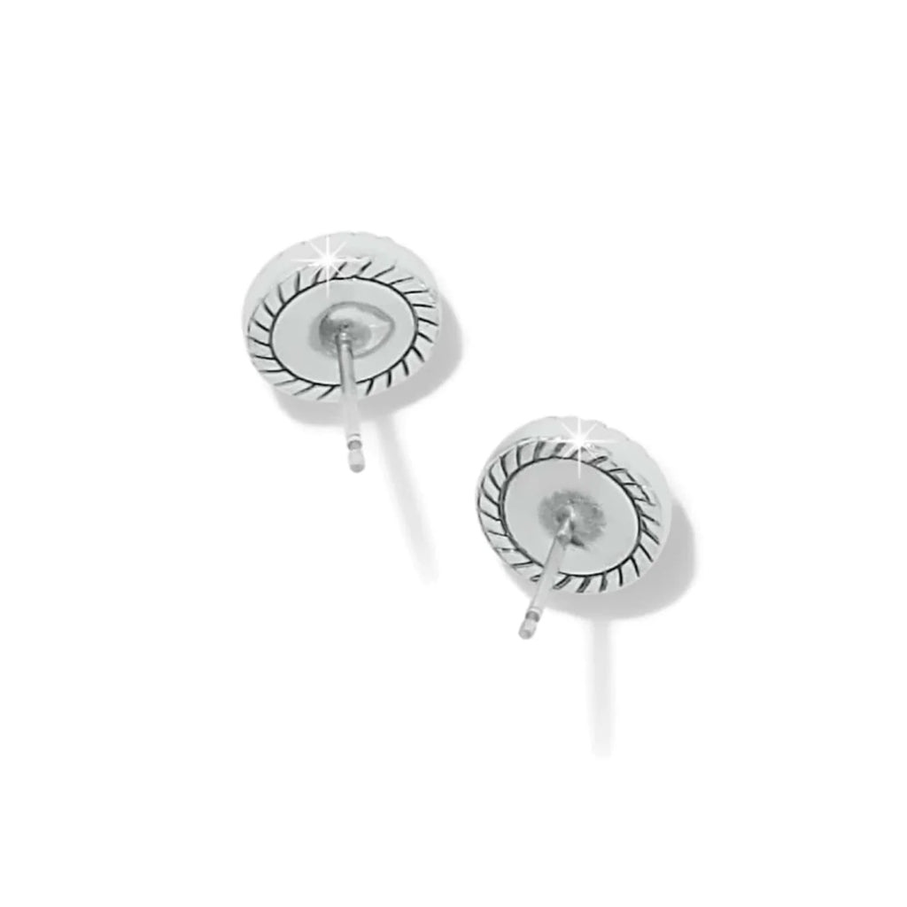 BRI Illumina Celeste Dome Post Earrings