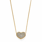 BRI Illumina Celeste Heart Bold Necklace