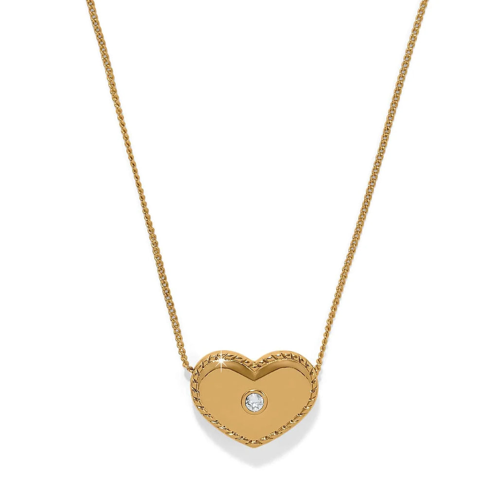 BRI Illumina Celeste Heart Bold Necklace