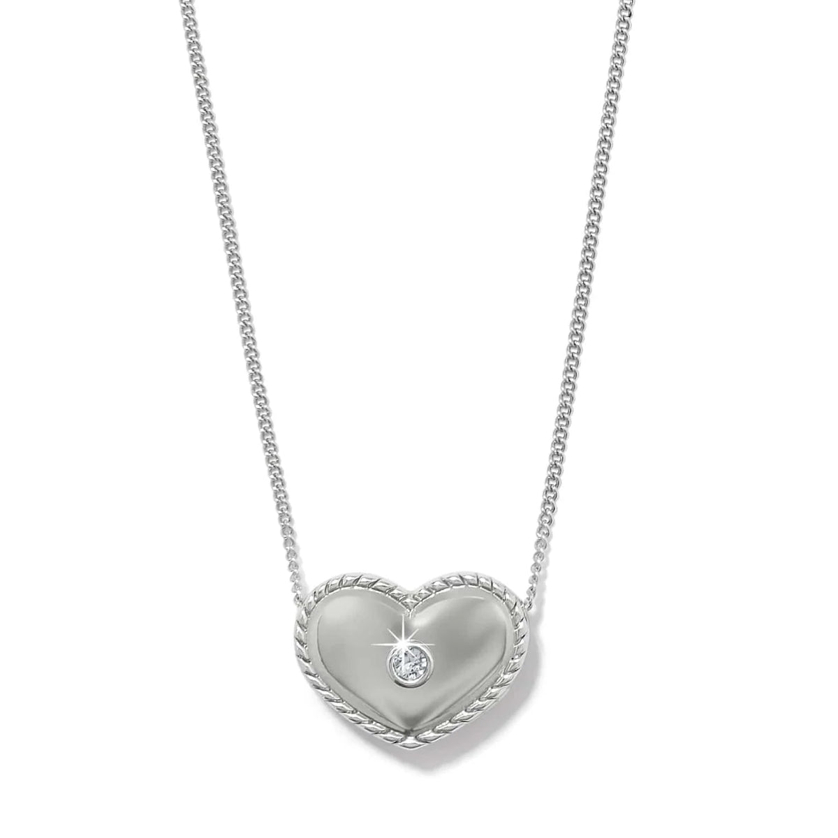 BRI Illumina Celeste Heart Bold Necklace