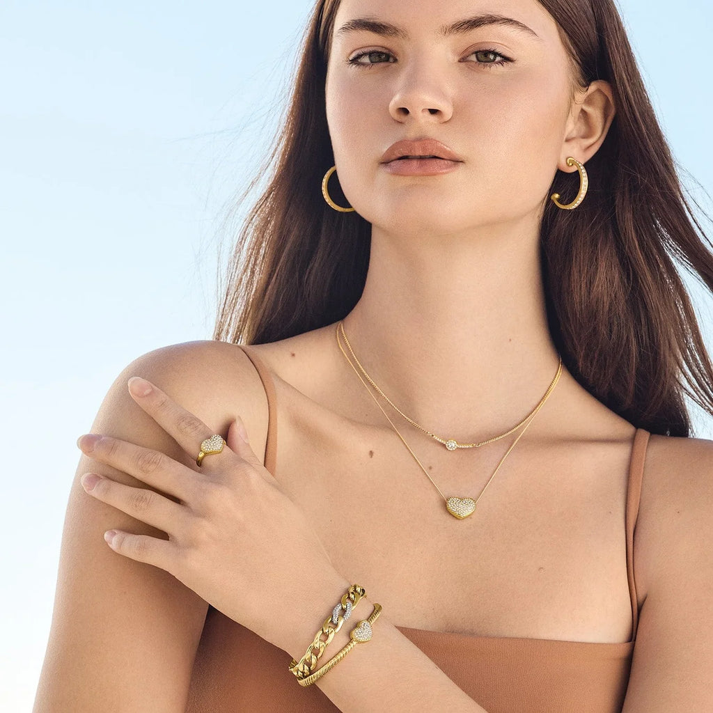 BRI Illumina Celeste Heart Petite Necklace