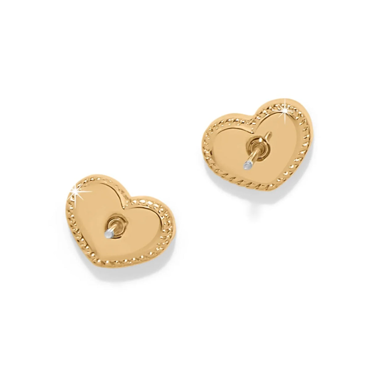 BRI Illumina Celeste Heart Post Earrings