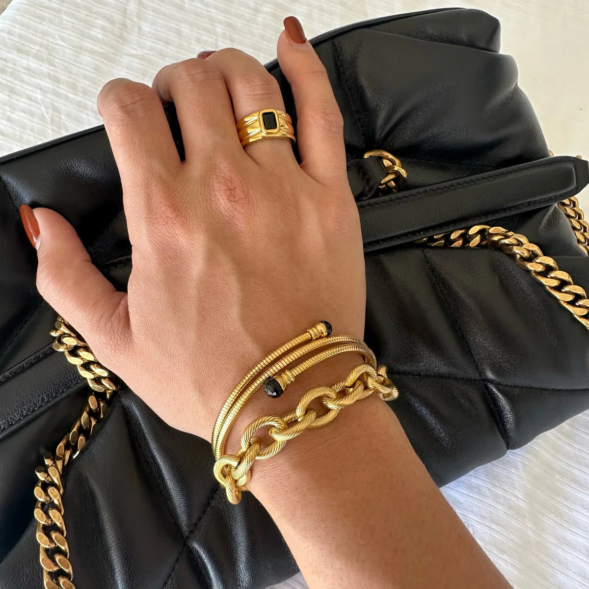 EV Stevie Chunky Chain Link Bracelet