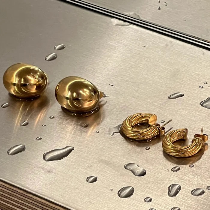 EV Kane Dome Drop Earrings