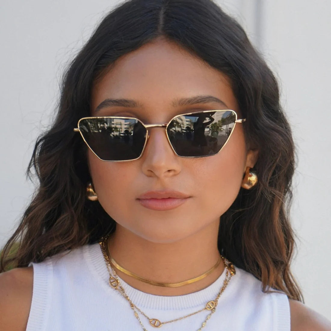 EV Kane Dome Drop Earrings