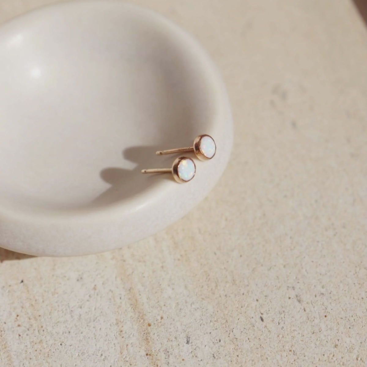 TKN Opal Gemstone Studs