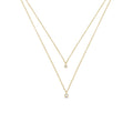 EV2 925 Double Strand Layering Necklace