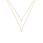 EV2 925 Double Strand Layering Necklace