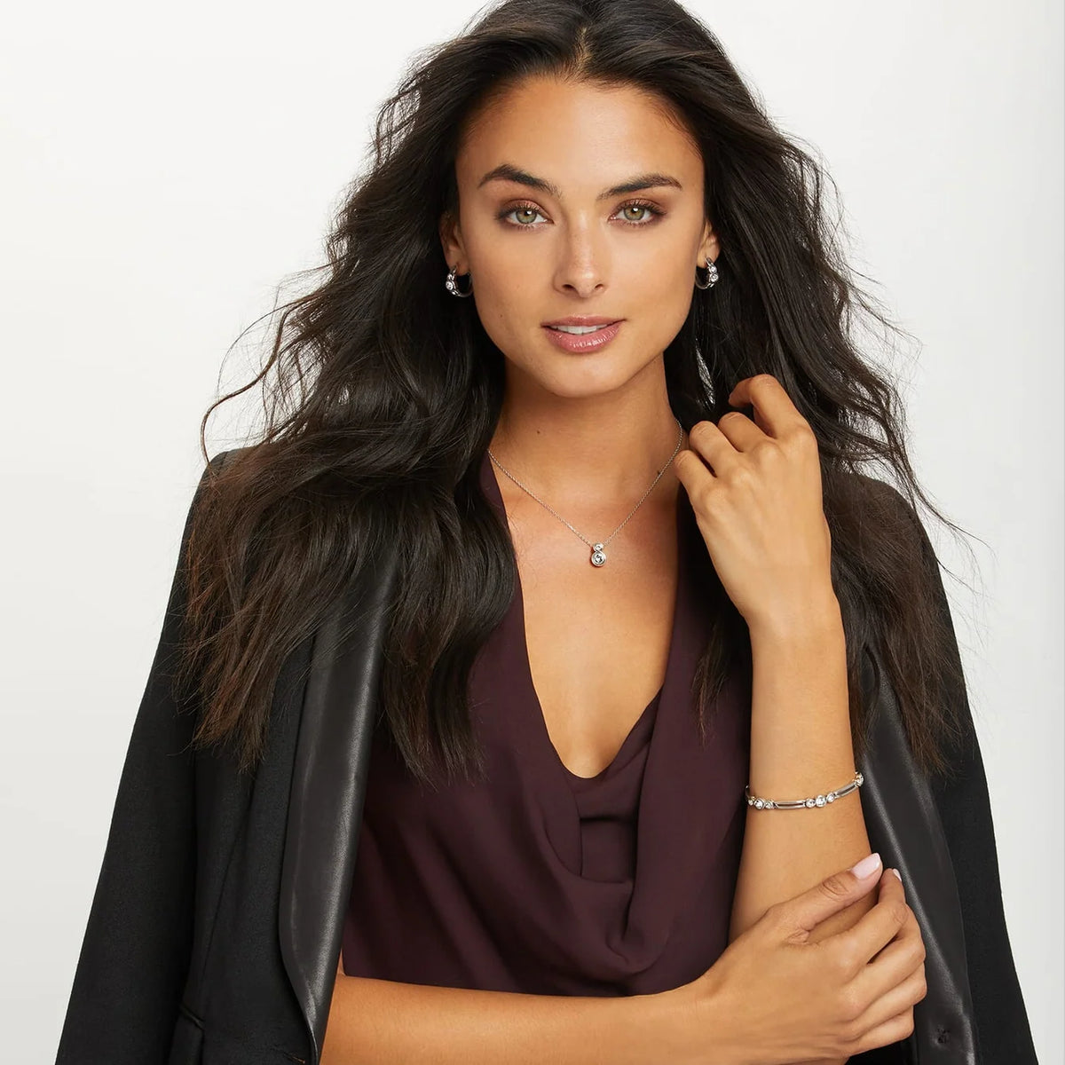 BRI Infinity Sparkle Petite Necklace