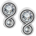 BRI Infinity Sparkle Post Earrings