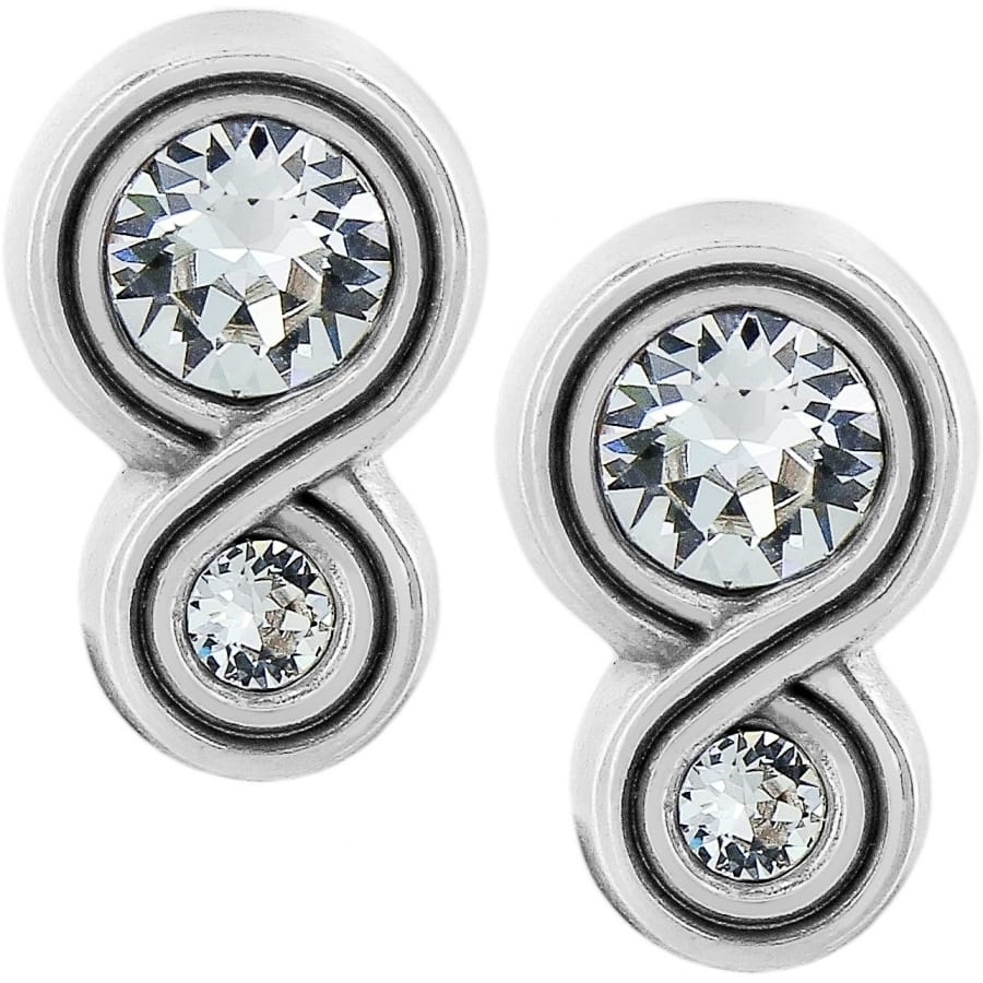 BRI Infinity Sparkle Post Earrings
