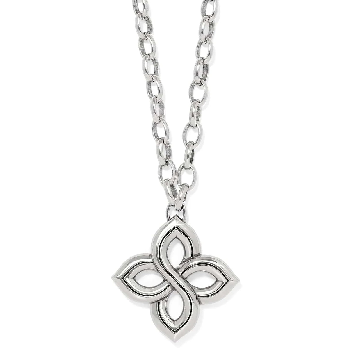 BRI Interlok Floral Knot Bold Necklace