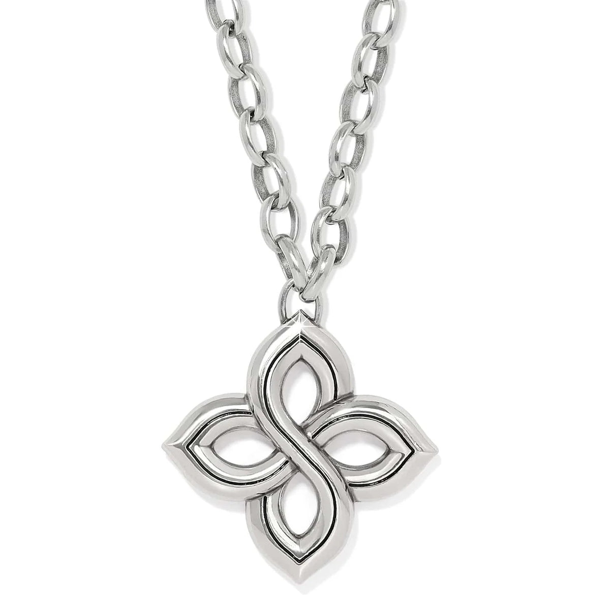 BRI Interlok Floral Knot Bold Necklace