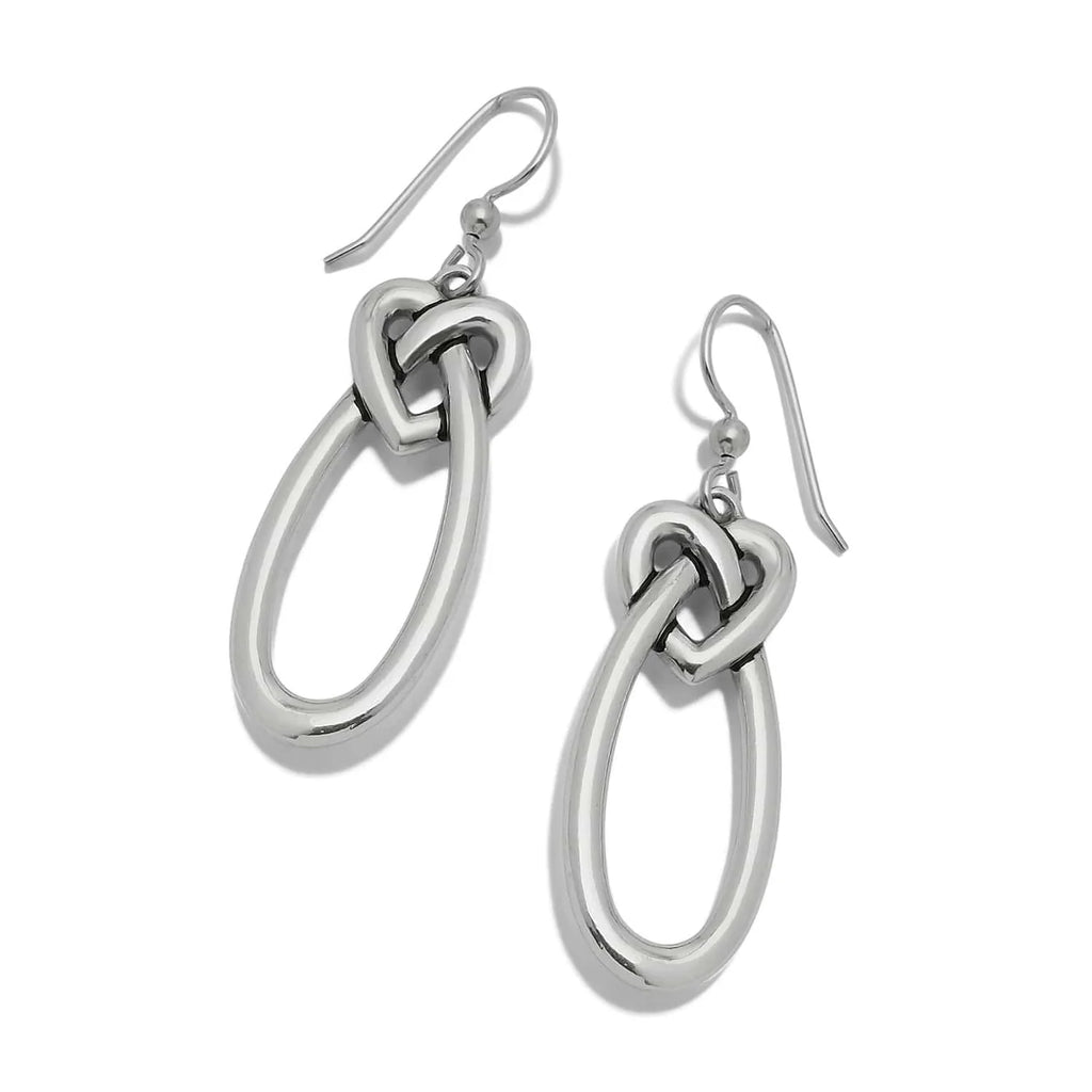 BRI Interlok Linked Hearts French Wire Earrings