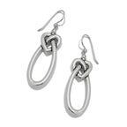 BRI Interlok Linked Hearts French Wire Earrings
