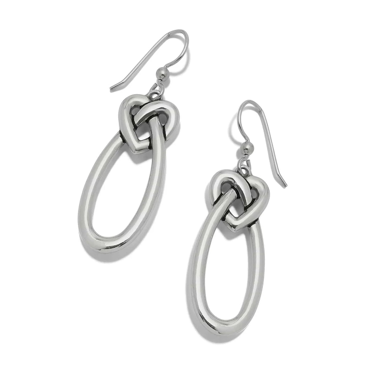 BRI Interlok Linked Hearts French Wire Earrings
