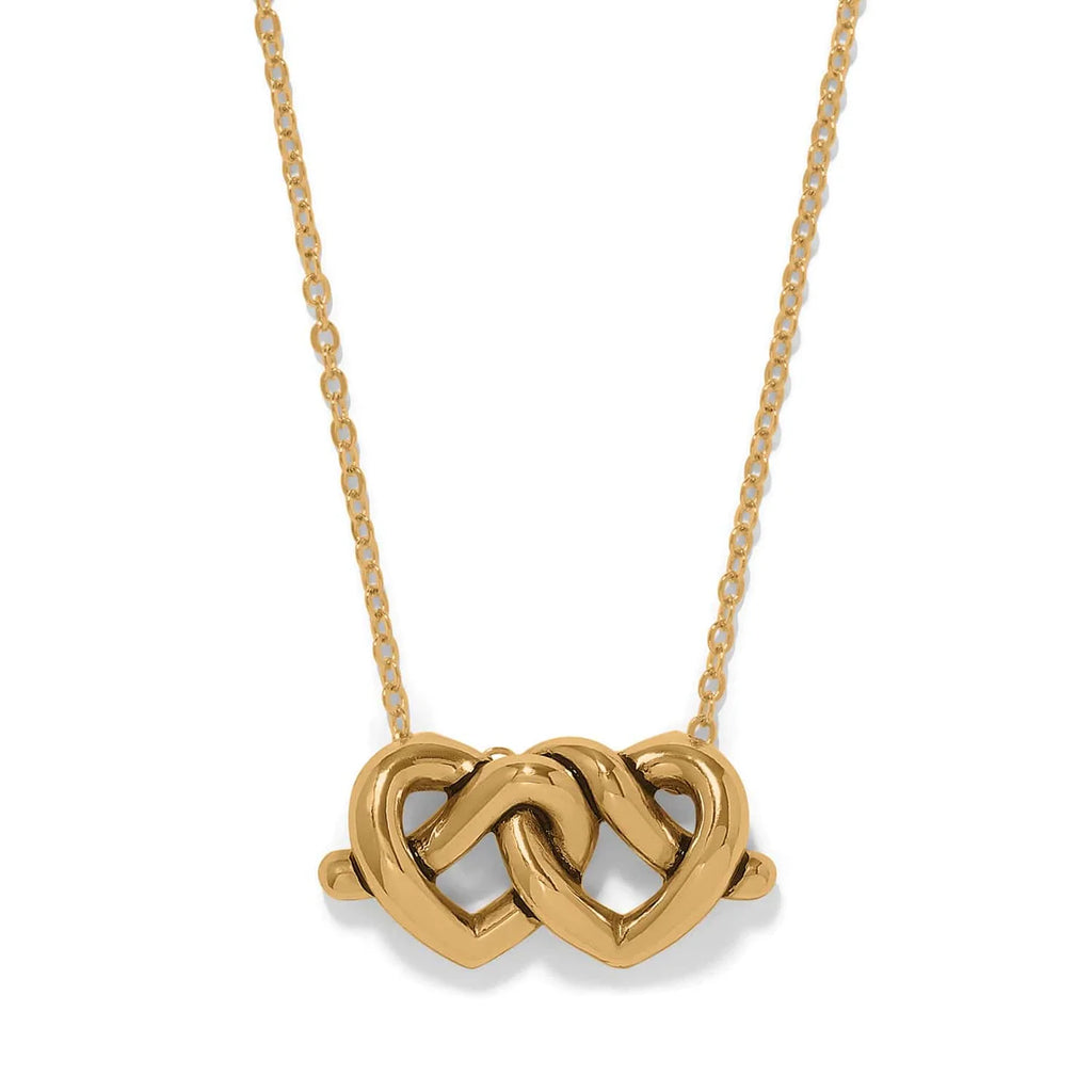 BRI Interlok Linked Hearts Necklace