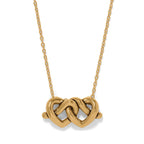 BRI Interlok Linked Hearts Necklace