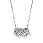 BRI Interlok Linked Hearts Necklace