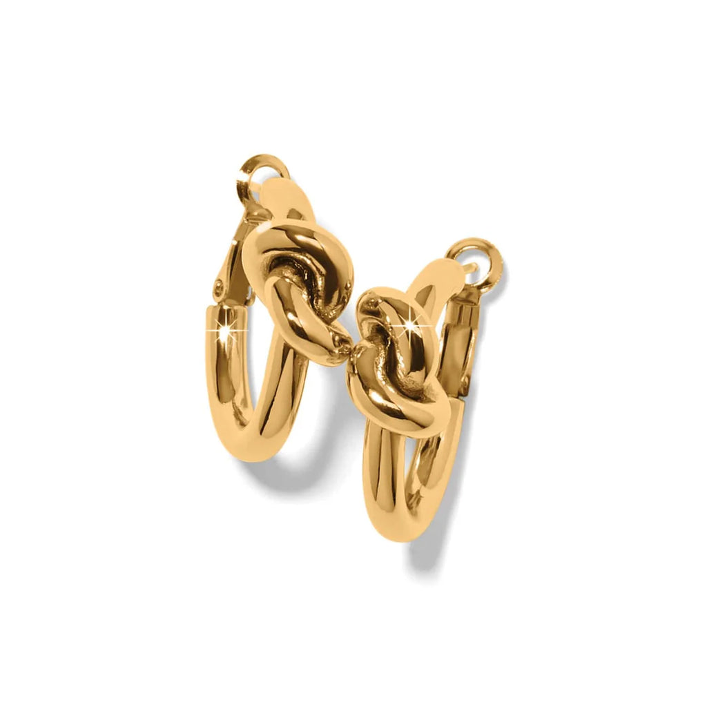 BRI interlok Single Knot Hoop Earrings