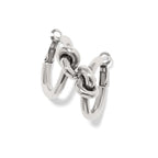 BRI interlok Single Knot Hoop Earrings