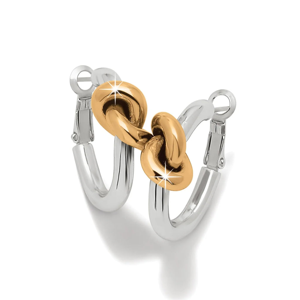 BRI interlok Single Knot Hoop Earrings
