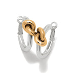 BRI interlok Single Knot Hoop Earrings