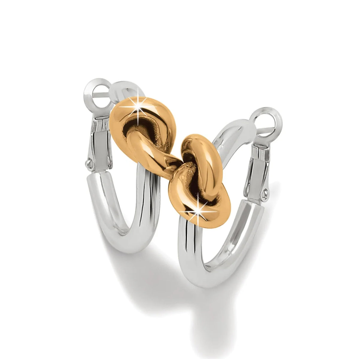 BRI interlok Single Knot Hoop Earrings