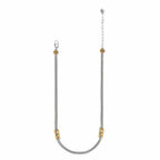 BRI Interlok Twist Double Chain Necklace
