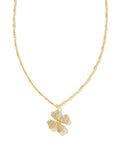 KS Clover Crystal Pendant Necklace