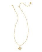 KS Clover Crystal Pendant Necklace
