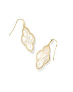 KS Abbie Pave Frame Drop Earrings