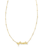 KS Abuela Script Pendant Necklace