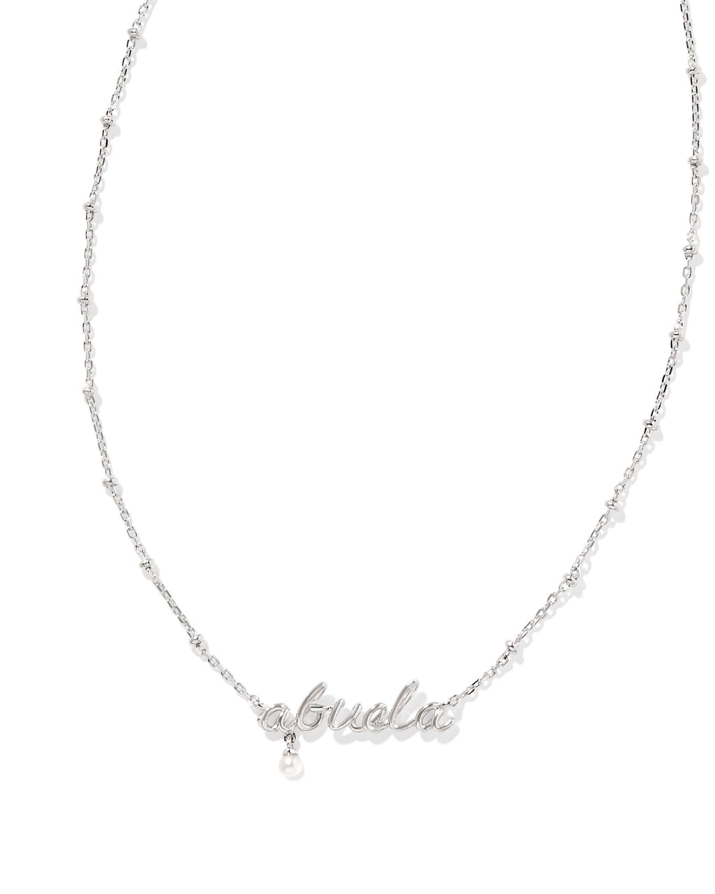 KS Abuela Script Pendant Necklace