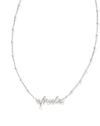 KS Abuela Script Pendant Necklace