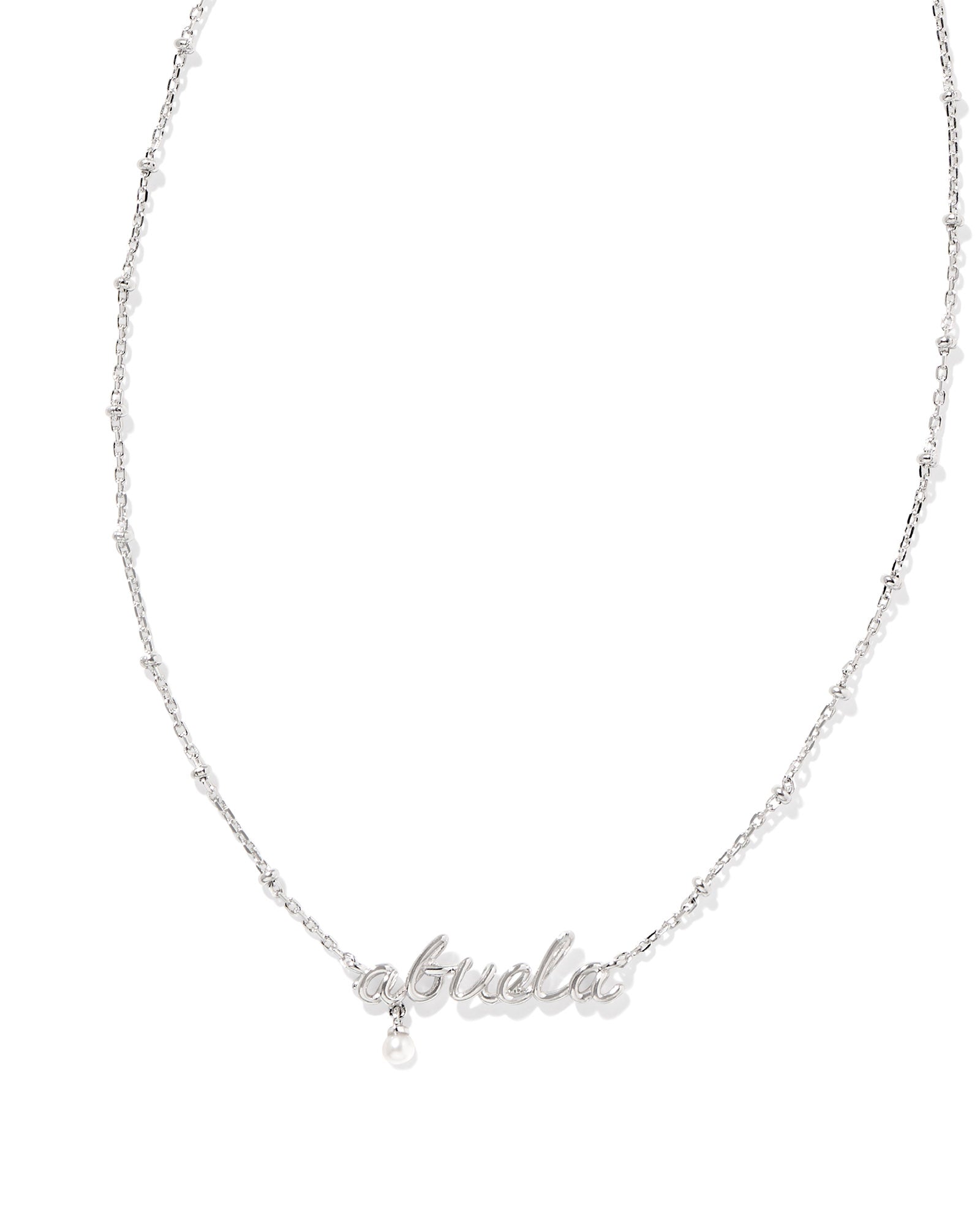 KS Abuela Script Pendant Necklace