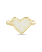 KS Ari Heart Band Ring