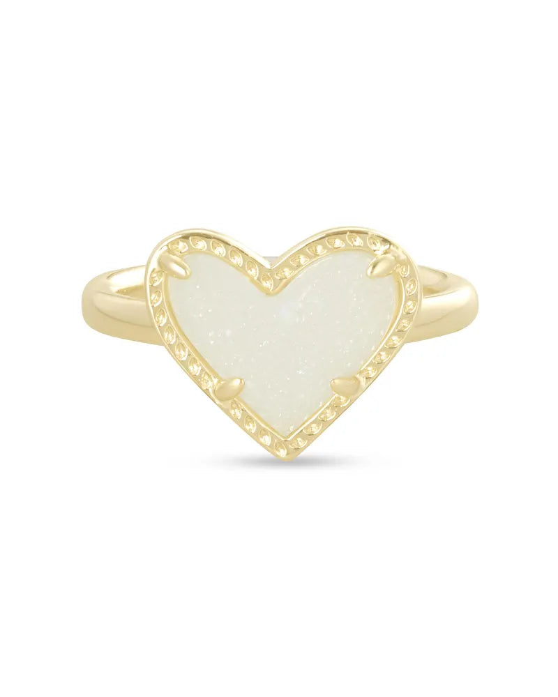 KS Ari Heart Band Ring
