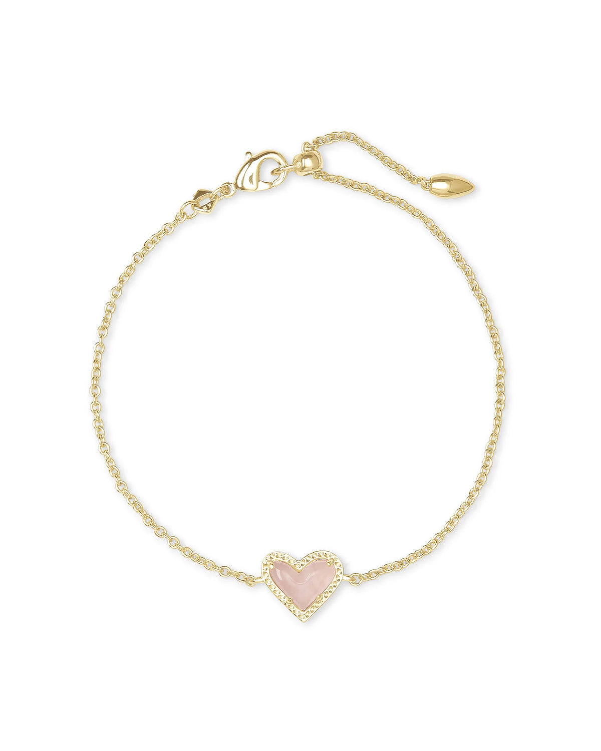 KS Ari Heart Delicate Chain Bracelet