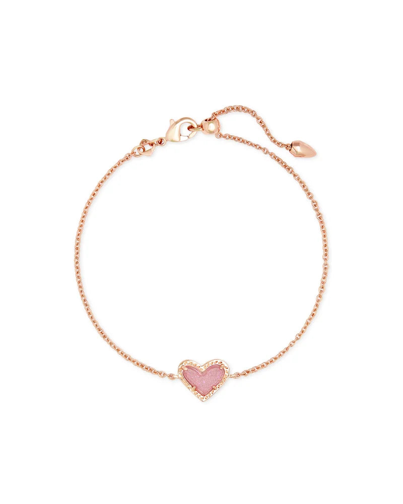 KS Ari Heart Delicate Chain Bracelet