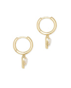 KS Ari Heart Huggie Earrings