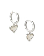 KS Ari Heart Huggie Earrings
