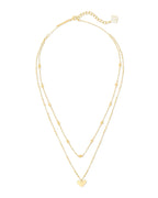 KS Ari Heart Multi Strand Necklace