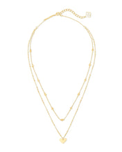 Load image into Gallery viewer, KS Ari Heart Multi Strand Necklace
