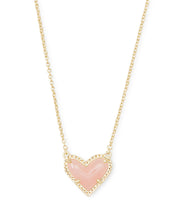 Load image into Gallery viewer, KS Ari Heart Short Pendant Necklace
