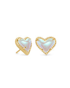 KS Ari Heart Stud Earrings