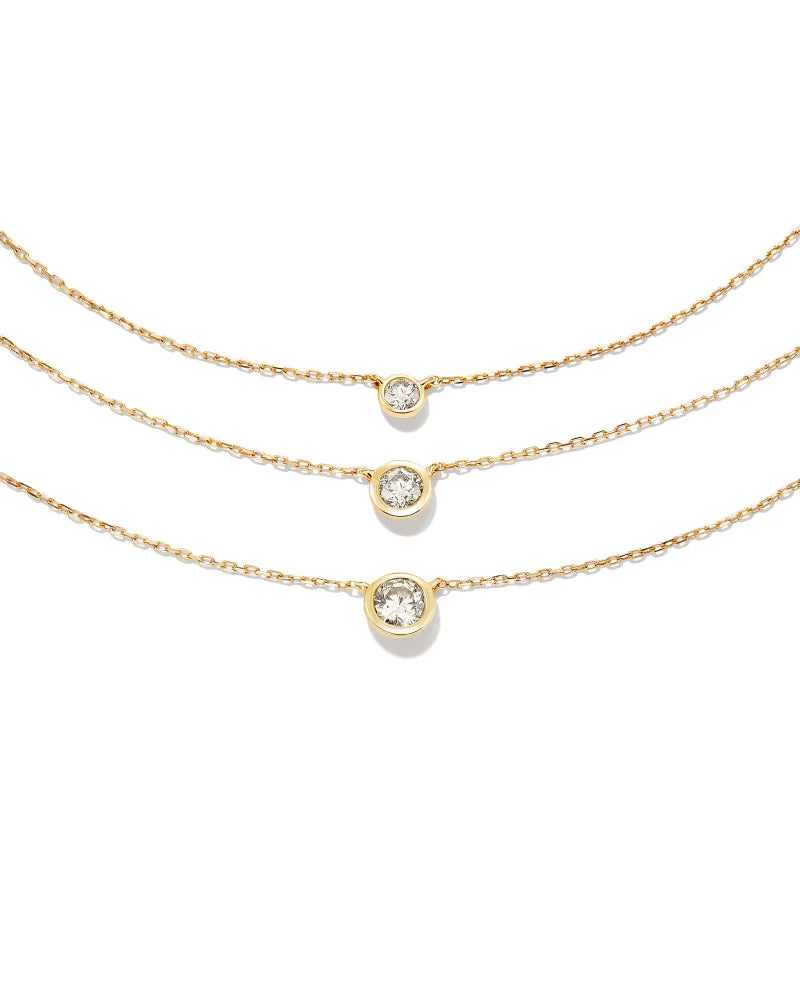KS 14k Audrey Pendant Necklace
