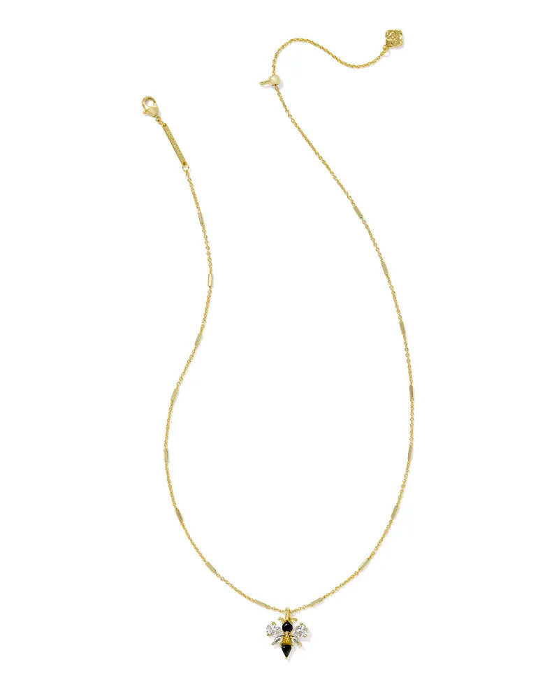 KS Bee Short Pendant Necklace