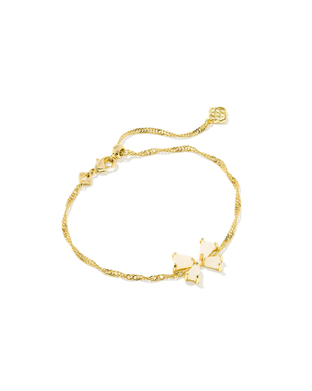 KS Blair Bow Small Delicate Chain Bracelet